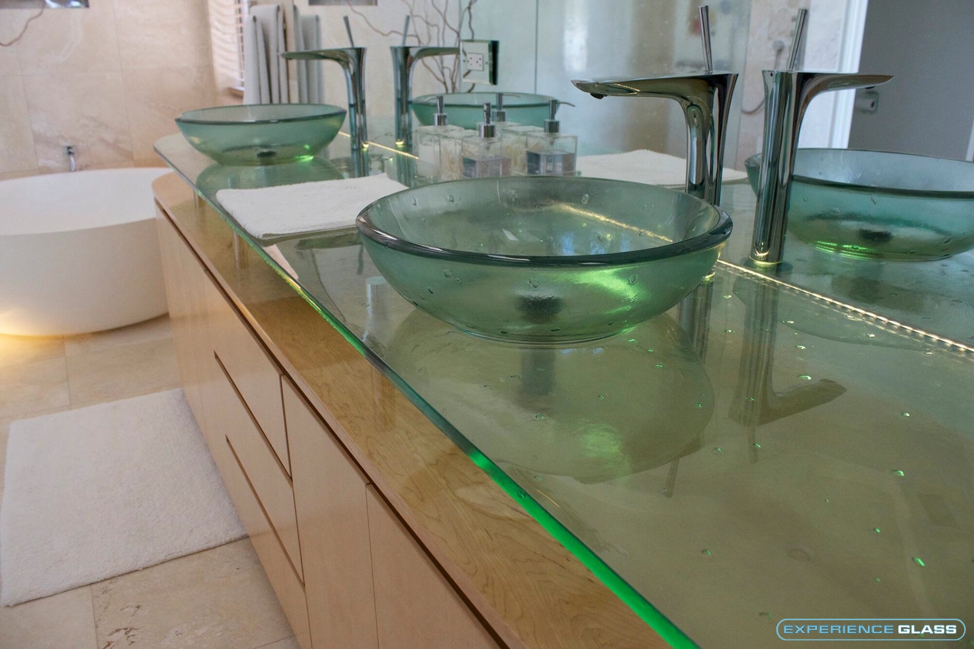 Glass Countertops, Residential Gallery